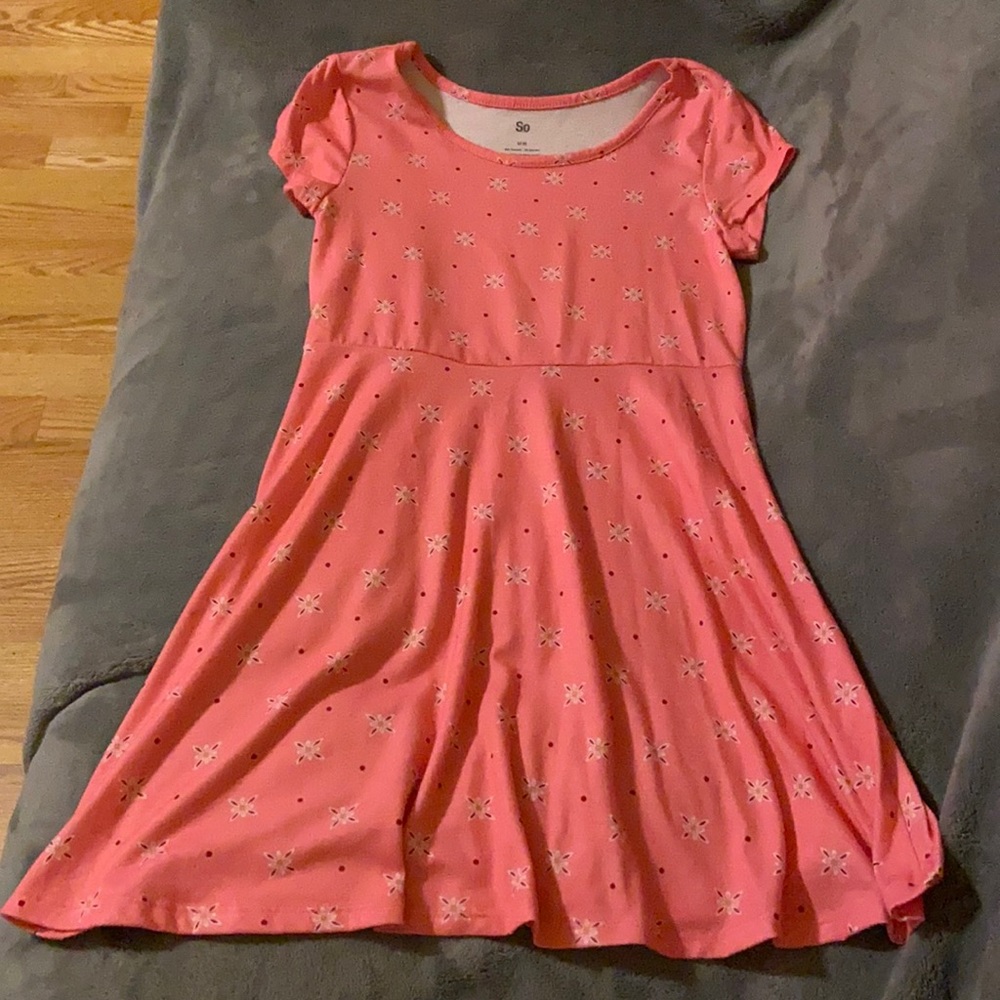 Girls size M8 Kohl’s So Pink flower dress🌺